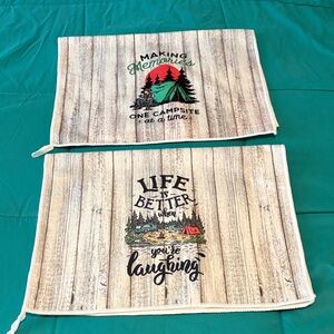Rustic Camping Themed Hand Towels